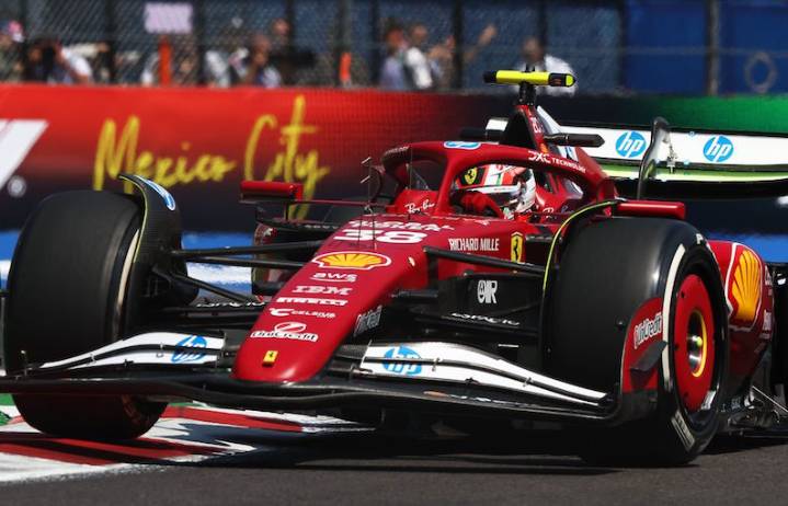Leclerc marca el mejor tiempo en el primer libre del GP de México