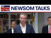 Newsom speaks ahead of redistricting battle