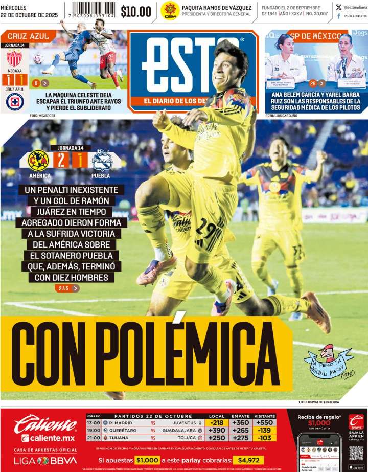 ESTO 22 de octubre del 2025