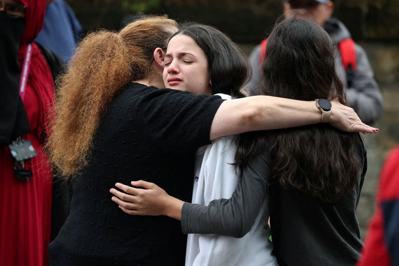 Two dead in attack near UK synagogue, suspect shot by police