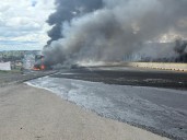 Aplican Plan DN-III-E en Puebla por volcadura de dos tractocamiones