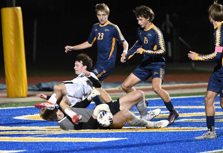 Photo gallery from Clarkston vs. Portage Central in a D1 boys soccer semifinal