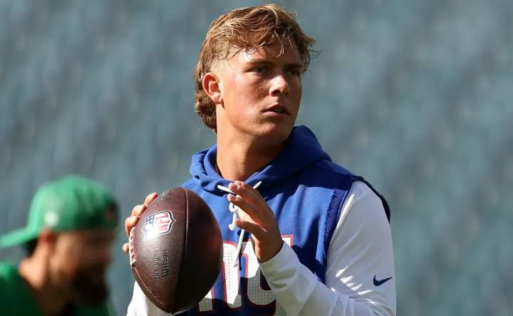 Jaxson Dart’s teammate warns the NFL as he steps up to replace Cam Skattebo on Giants’ offense