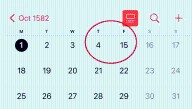 There's A Very Good Reason Why October 1582 On Your Phone Is Missing 10 Days