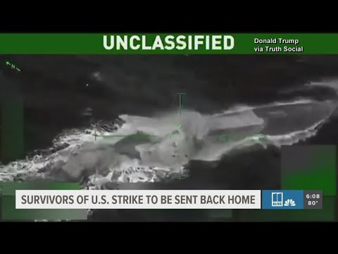 Trump: US will send survivors of strike on suspected drug vessel back to Ecuador and Colombia