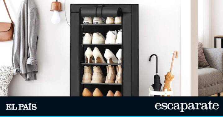 El zapatero que arrasa en Amazon es de tela, tiene múltiples niveles y cubierta protectora