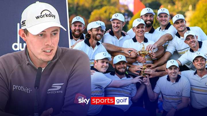 Matt Fitzpatrick hits back at PGA chief for 'offensive' claims about Europe fans
