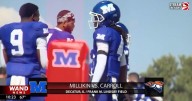 Millikin football surrenders late scores, falls to Carroll 28