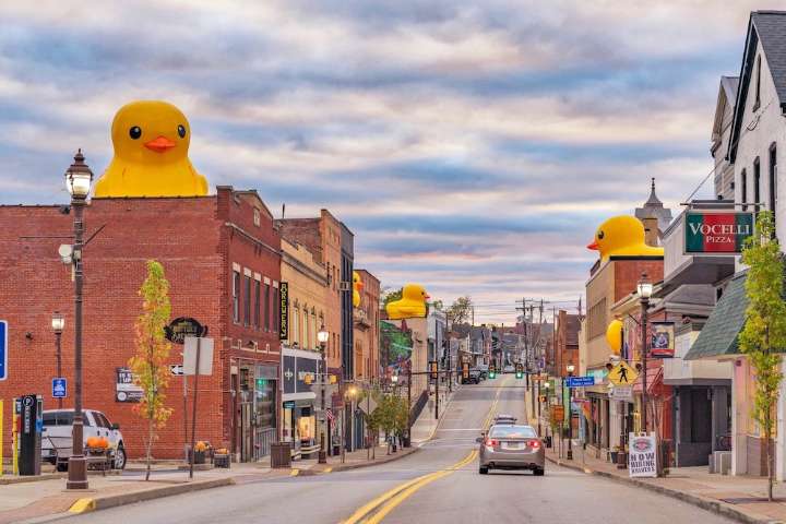 Giant Ducks Overtake Canonsburg in Grandpa Joe’s Surprise Stunt