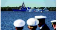 Ship parade kicks off Navy, Marine celebrations