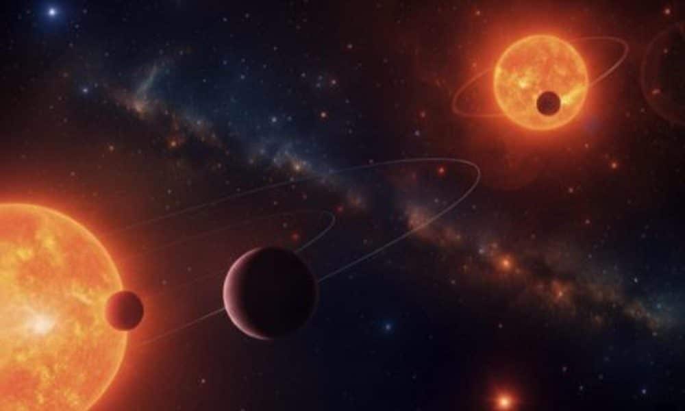 Hallan un sistema con dos estrellas y planetas como el terrestre transitando entre ambas