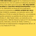 Edicto sobre concurso preventivo
