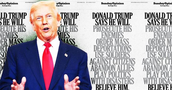 Chilling 'New York Times' Cover Goes Viral After Trump Confirms Its Worst Fears