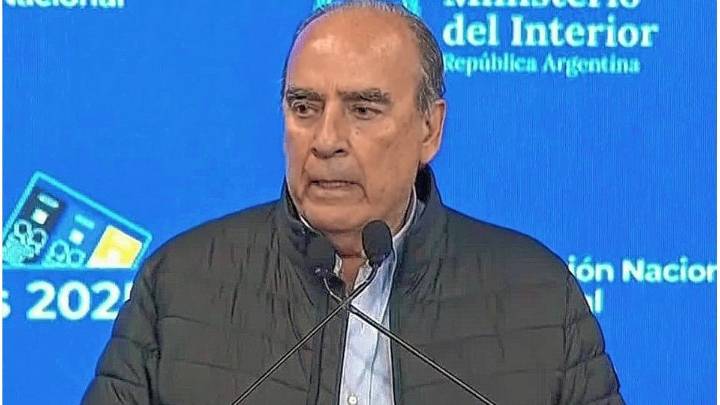 Guillermo Francos presentó los primeros resultados oficiales