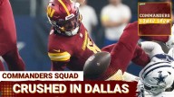 COMMANDERS SQUAD SHOW: Time To PANIC? Cowboys CRUSH Commanders, Jayden Daniels Leaves Injured