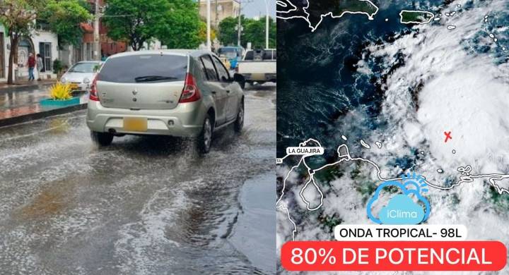 Paso de onda tropical en el Caribe, amenaza con más lluvias en Santa Marta Según iClima, además las lluvias vendrían con tormentas eléctricas y fuertes ráfagas de viento.