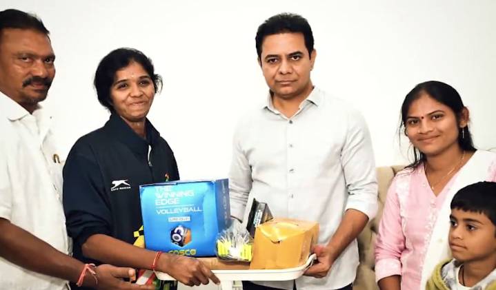 KTR extends full support to para-athlete Archana for Sri Lanka championship