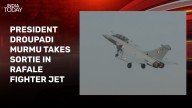 Watch: President Droupadi Murmu takes sortie in Rafale jet from Ambala