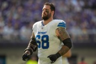 Taylor Decker pushing through shoulder injury, ‘laying it on the line’ for Lions