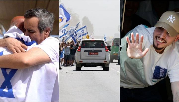 Las primeras imágenes de los 20 rehenes vivos liberados por Hamás