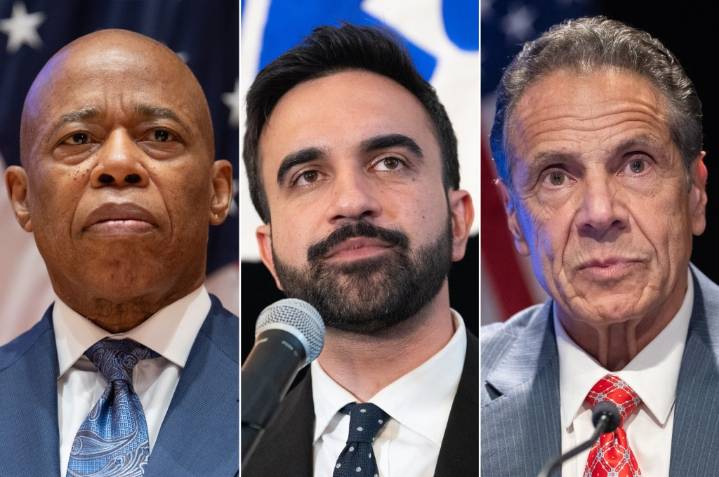 Cuomo climbs 10% in new poll, but still trails Mamdani after Adams' NYC mayoral race exit