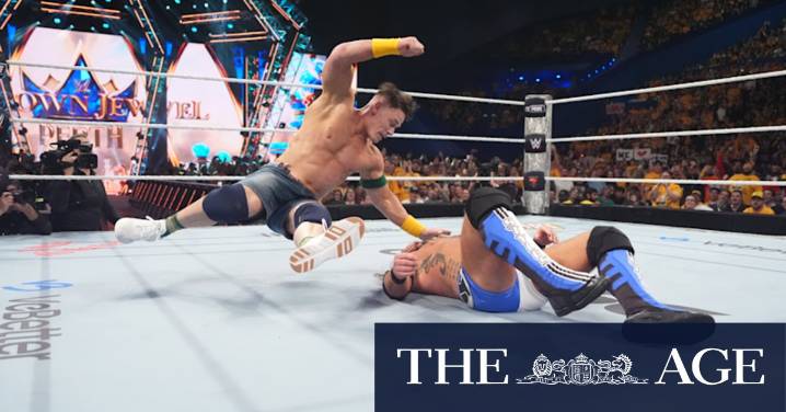 WWE Crown Jewel Perth: Premier Roger Cook scores selfie with wrestling superstar John Cena as WWE takes over WA