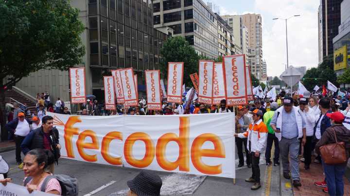 Centrales obreras anuncian movilizaciones en el marco del paro nacional del magisterio este 30 de octubre