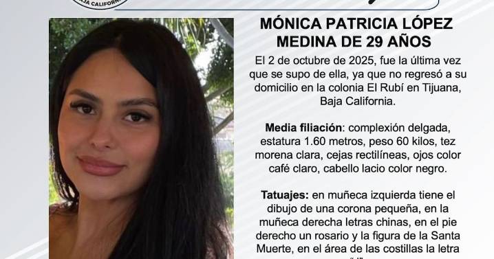 Se busca a Mónica Patricia López Medina de 29 años