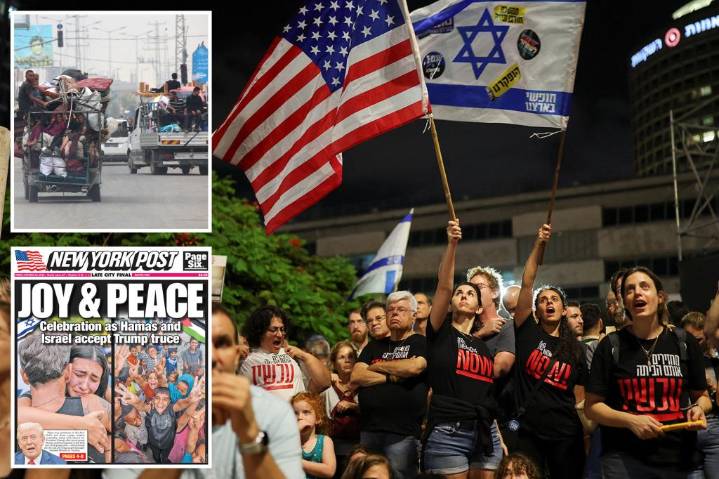 Hamas ready to begin freeing 20 living Israeli hostages a day earlier than expected in Trump peace deal