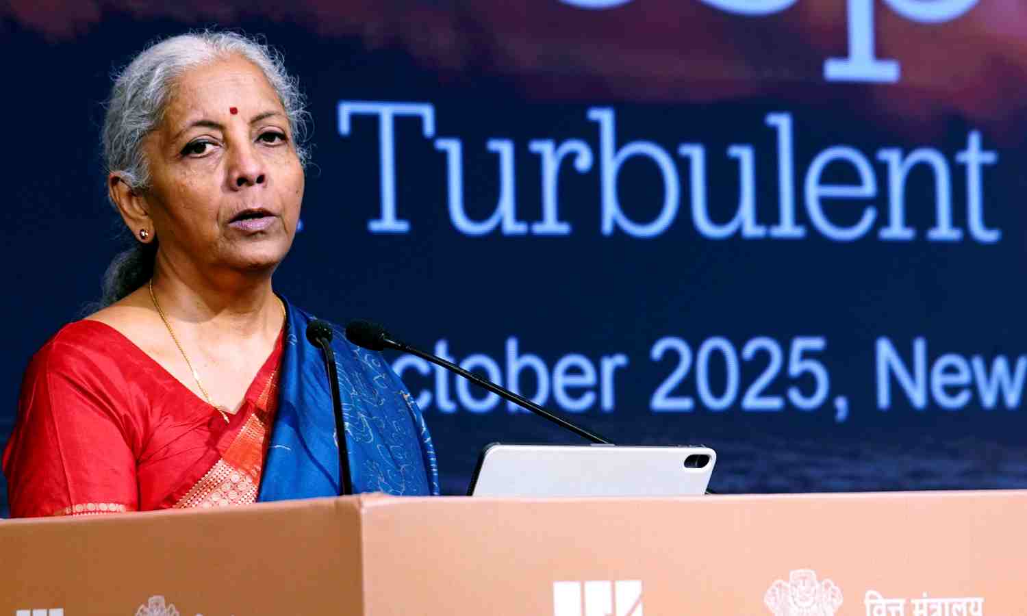 India a 'stabilising force' in global economy, can withstand external shocks: Sitharaman