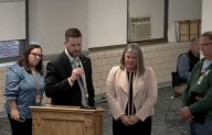 Medina superintendent honors Dreibelbis at board meeting