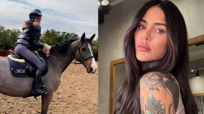 Cande Tinelli se cayó mientras andaba a caballo y tendrá que ser operada