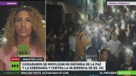 Venezolanos salen a las calles para protestar contra la presencia hostil de EE.UU. en el Caribe