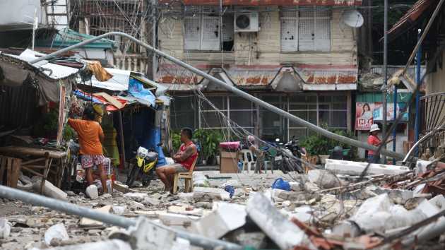 Offshore earthquake kills at least 69 in Philippines, officials say