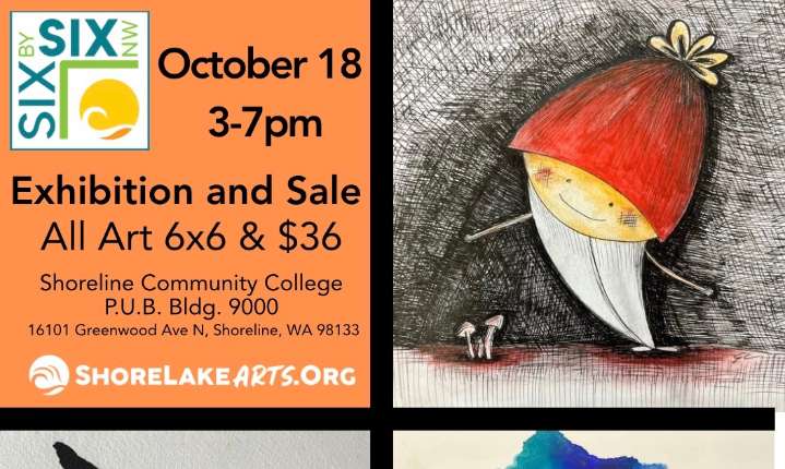 ShoreLake Arts 6 x 6 NW Visual Arts Show