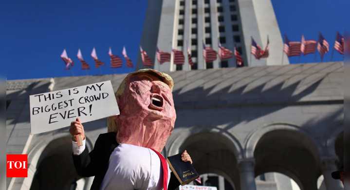 'No Kings' protests: Huge crowds flood streets across US against Trump