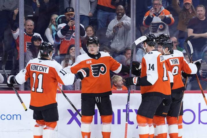 Owen Tippett extends goal-scoring streak to 3 games in Flyers victory – Winnipeg Free Press