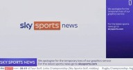 Sky Sports News goes DOWN before Saturday football and issues apology
