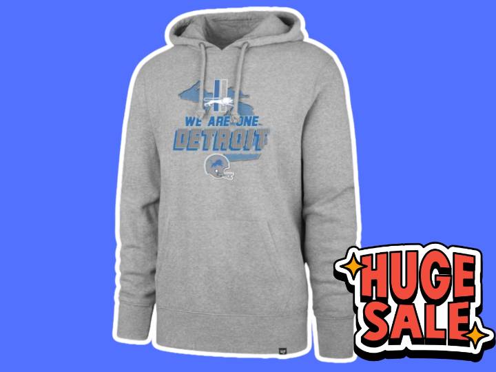 This Detroit Lions vintage logo hoodie is having a massive 66% price drop, but only until tonight