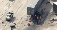 3 dead in fiery crash involving 4 semi