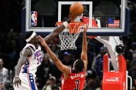 76ers rally in fourth, beat Washington 139-134 in overtime to remain undefeated