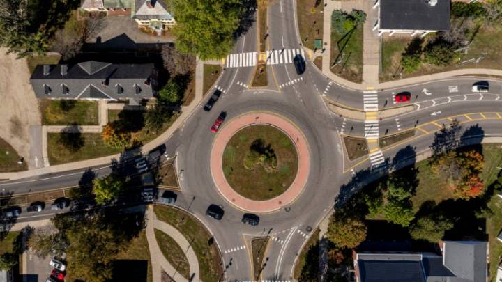 Cutting emissions, the roundabout way, in New Hampshire