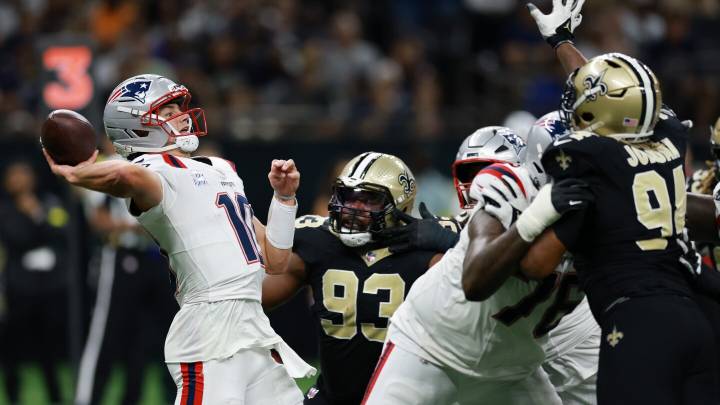 Drake Maye's big game delivers Patriots win over Saints