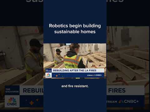 Robotics begin building sustainable homes
