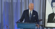 Former President Joe Biden receives lifetime achievement award at Kennedy Institute in Boston