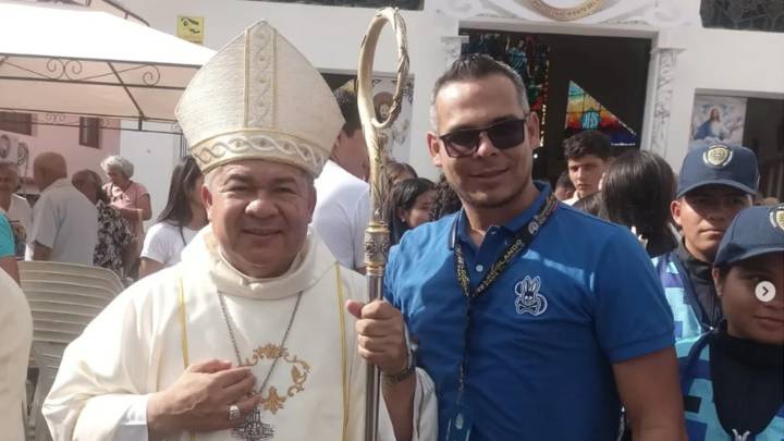 Concejal Yorbin García detenido durante actos de plegaria por José Gregorio Hernández en Isnotú