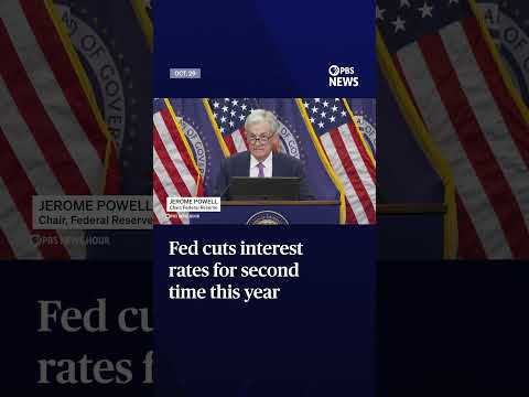 WATCH: Fed cuts interest rates for second time this year