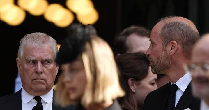 Prince Andrew's last public exchange with 'furious' William revealed by lip reader