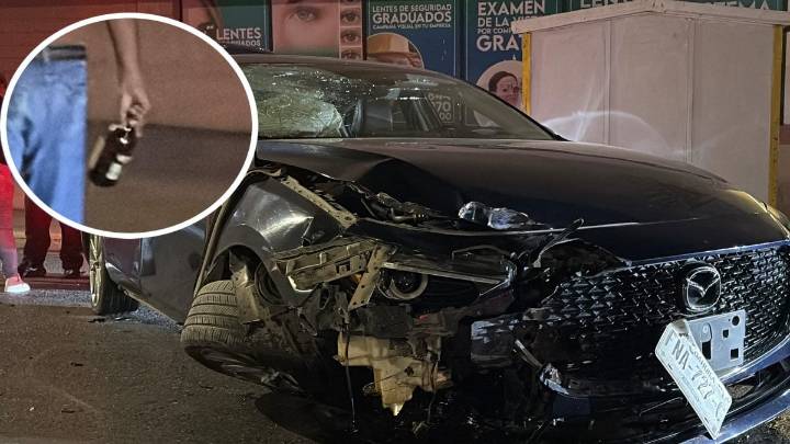 Conductor en total ebriedad protagoniza fuerte accidente en Coss; paseó con caguama en mano