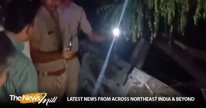 Car catches fire after hitting tree in Jaipur’s Phagi, driver escapes unhurt